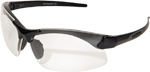 Sharp Edge Thin Temple - Black Frame/Clear Lens